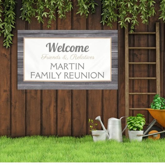 CUSTOM Neutal Family reunion banner