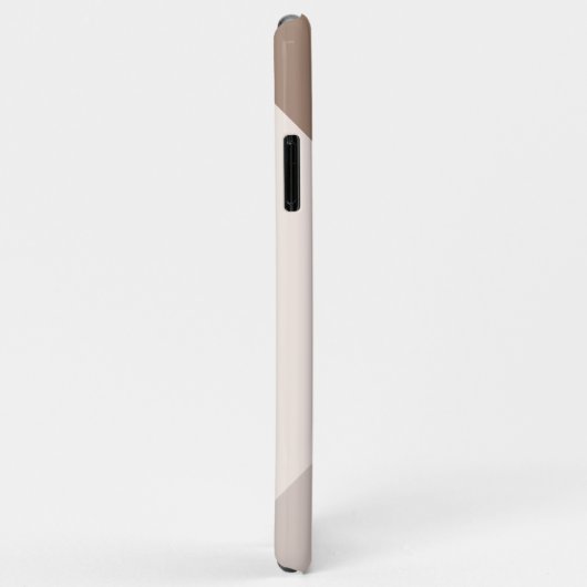 Custom Neutraal Bruin Ivoor Beige Taupe Natuurlijk Case-Mate iPhone Case (Achterkant/rechts)