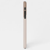 Custom Neutraal Bruin Ivoor Beige Taupe Natuurlijk iPhone Hoesje (Linkerkant)