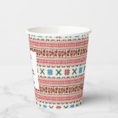 Custom Neutral Tatreez Thobe Henna Party Papieren Bekers (Links)