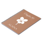 Custom New Chapter Violet February Birth Flower Notitieboek (Linkerzijde)