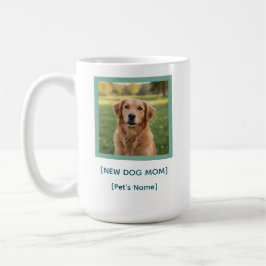 Custom New Dog Mom Mug | Pet Photo & Name Gift Koffiemok