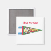Custom New Jersey NJ Souvenir Magnet Favor (Voorkant / Achterkant)