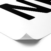 Custom New Jersey State Poster (Hoek)