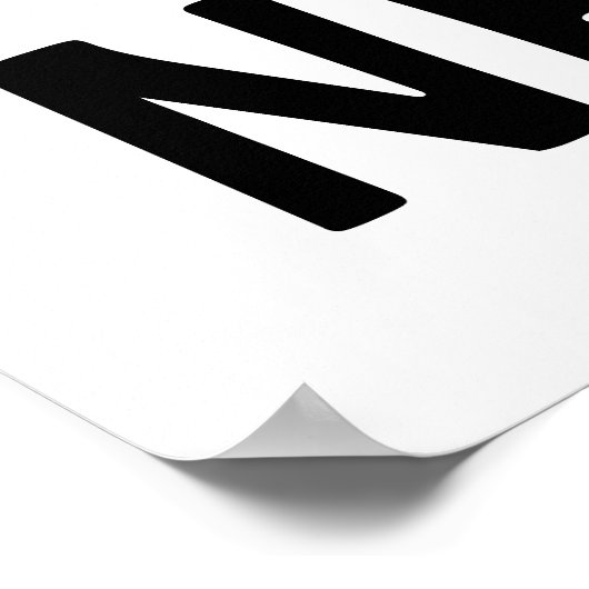 Custom New Jersey State Poster (Hoek)