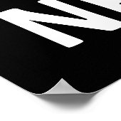 Custom New Jersey State Poster (Hoek)