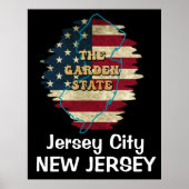 Custom New Jersey State Poster (Voorkant)