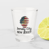 Custom New Jersey State Shot Glass Shot Glas (Voorkant)