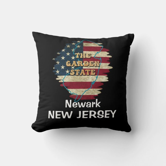 Custom New Jersey State Sierkussen (Voorkant)