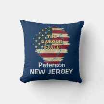 Custom New Jersey State Sierkussen