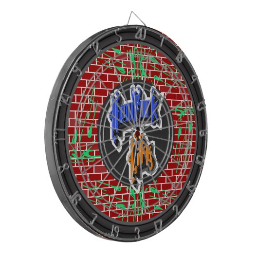 Custom New York City Dartbord (Voorkant Links)