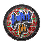 Custom New York City Dartbord (Voorkant)