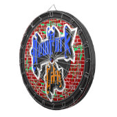 Custom New York City Dartbord (Voorkant Rechts)