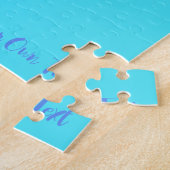 CUSTOM New Zealand Puzzle Bright en kleurrijk Legpuzzel (Zijkant)