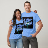 Custom Nice Text Carolina Blauwe Kleur T-shirt (Unisex)