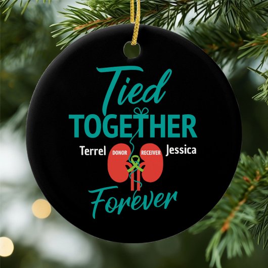 Custom Nier Living Donor Transplantatie T-shirt Ce Keramisch Ornament