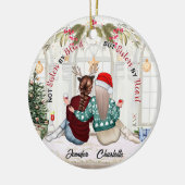 Custom niet zusters door bloed, maar zusters door  keramisch ornament (Links)