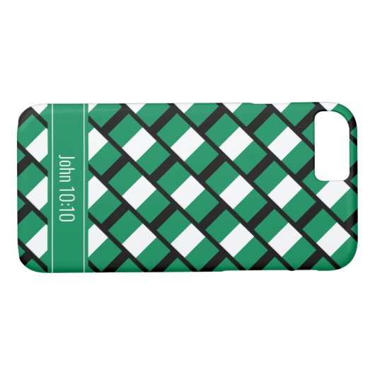 Custom NIGERIA FLAG Case-Mate iPhone Case (Achterkant (Horizontaal))