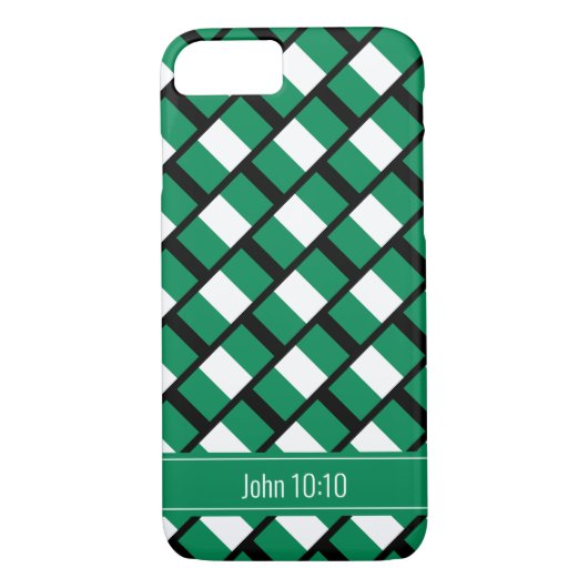 Custom NIGERIA FLAG Case-Mate iPhone Case (Achterkant)