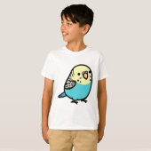 CUSTOM Niji de mollige Budgie T-shirt (Voorkant volledig)