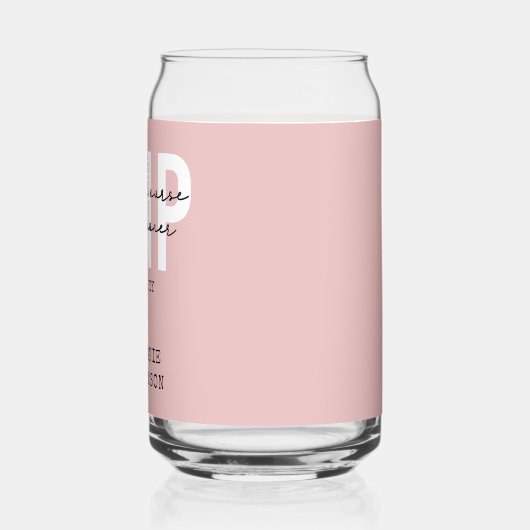 Custom NNP Neonatale Verpleegkundige Practitioner Blikvorm Glas (Links)