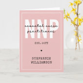 Custom NNP Neonatale Verpleegkundige Practitioner Kaart (Gele Bloem)