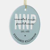 Custom NNP Neonatale Verpleegkundige Practitioner Keramisch Ornament (Rechts)