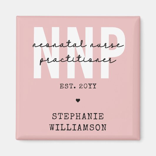 Custom NNP Neonatale Verpleegkundige Practitioner Magneet (Voorkant)