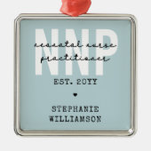 Custom NNP Neonatale Verpleegkundige Practitioner Metalen Ornament (Voorkant)