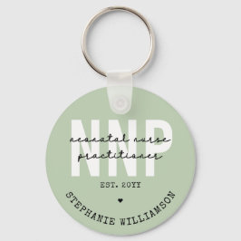 Custom NNP Neonatale Verpleegkundige Practitioner Sleutelhanger