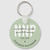Custom NNP Neonatale Verpleegkundige Practitioner Sleutelhanger (Achterkant)