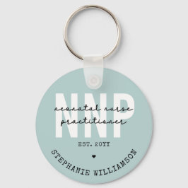 Custom NNP Neonatale Verpleegkundige Practitioner Sleutelhanger