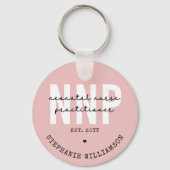 Custom NNP Neonatale Verpleegkundige Practitioner Sleutelhanger (Achterkant)