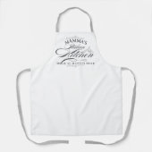 Custom Nonna's Italian Kitchen Elegant  Schort (Voorkant)