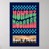 Custom Noroez Iraanse Nieuwjaar Reünie Partij Poster (Voorkant)