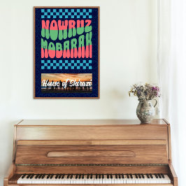 Custom Noroez Iraanse Nieuwjaar Reünie Partij Poster