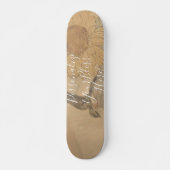 CUSTOM Nostalgic Sunflower & Bird Art Print Persoonlijk Skateboard (Voorkant)