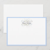 Custom Note Kaart-Floral Bouquet Notitiekaartje (Voorkant / Achterkant)