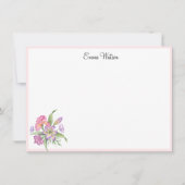 Custom Note Kaart-Floral Bouquet Notitiekaartje (Voorkant)