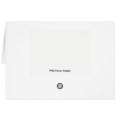 CUSTOM NOTECARD ONAQUI HERD Wild Horses & haar bab (Achterkant Horizontaal)