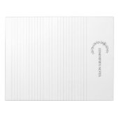 Custom Notitieblok College-geregeerd met Floral Lo (Voorkant)