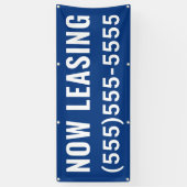 Custom Now Leasing Banner (Verticaal)