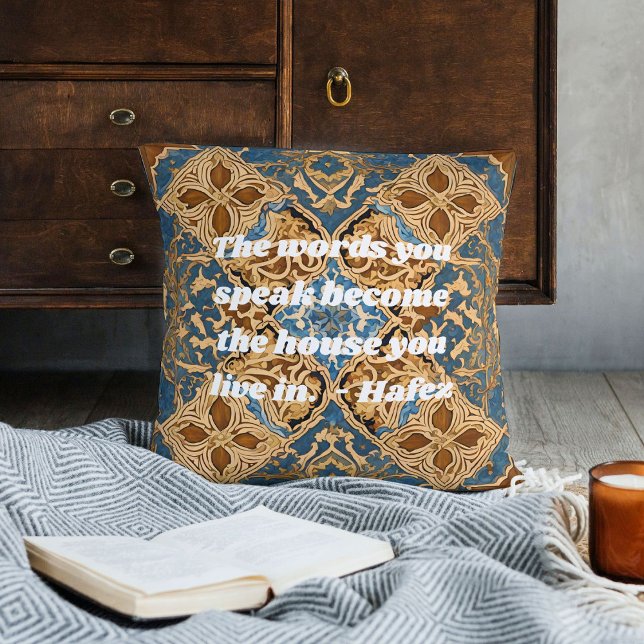 Custom Nowruz Iraans Nieuwjaar Gift Khatam Art Kussen (Custom Nowruz Iranian New Year Gift Khatam Art)