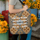 Custom Nowruz Iraans Nieuwjaar Gift Khatam Art Tote Bag