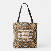 Custom Nowruz Perzisch Nieuwjaar Gift Khatam Art Tote Bag (Achterkant)