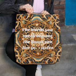 Custom Nowruz Perzisch Nieuwjaar Gift Khatam Art Tote Bag