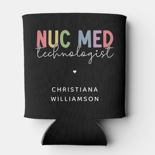 Custom Nuc Med Technologist Nuclear Medicine Tech Blikjeskoeler (Achterkant)