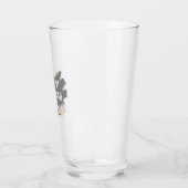 Custom nummer een vader Drink glas (Links)