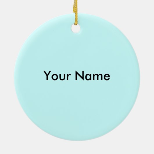 Custom Nurse Ducky Keramisch Ornament (Achterkant)