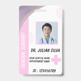 Custom Nurse ID Badge for Healthcare Employees